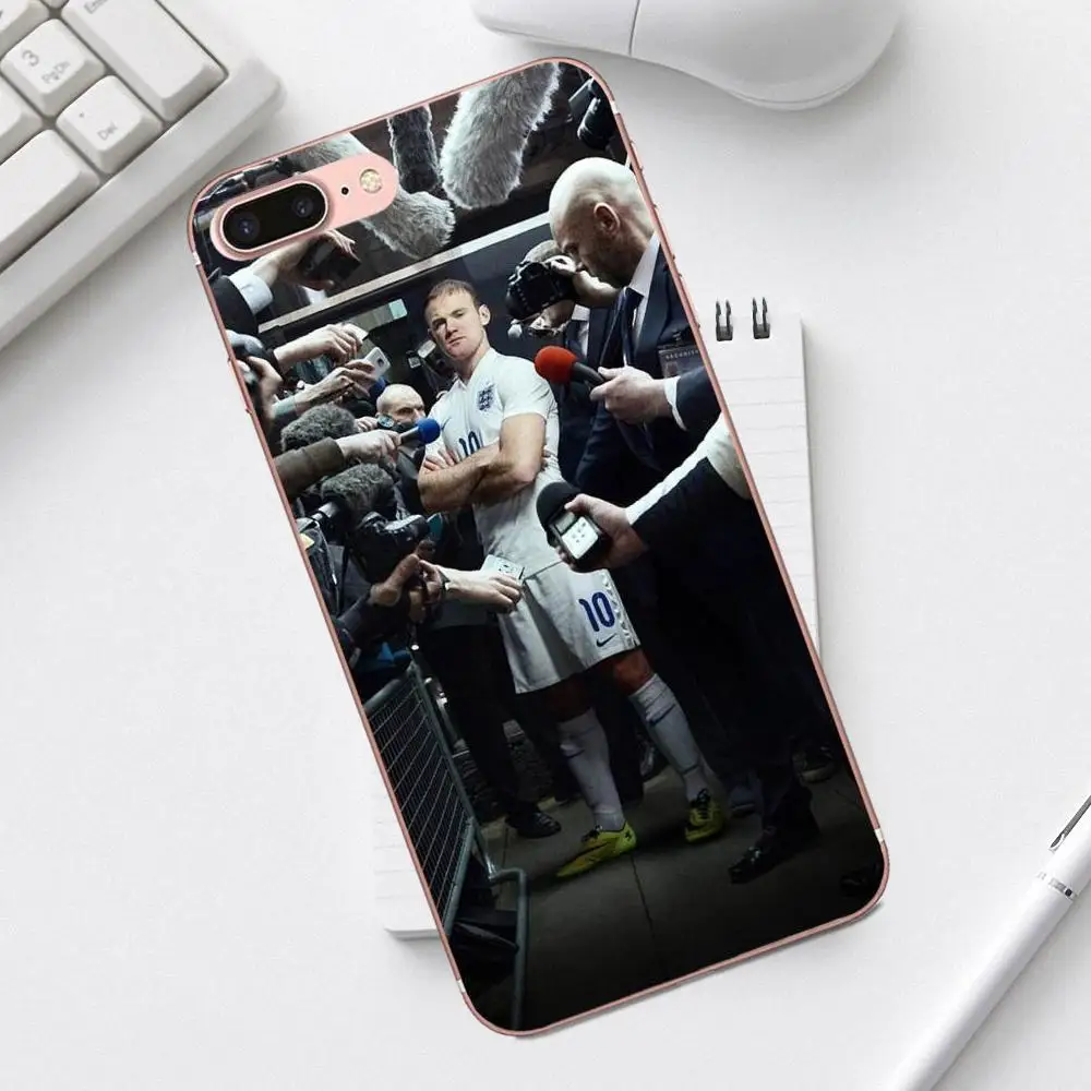 Футбол Спорт звезды мягкий TPU Live Love телефон для iPhone 4 4S 5 5C SE 6 6S 7 8 Plus X XS Max XR Galaxy A3 A5 J1