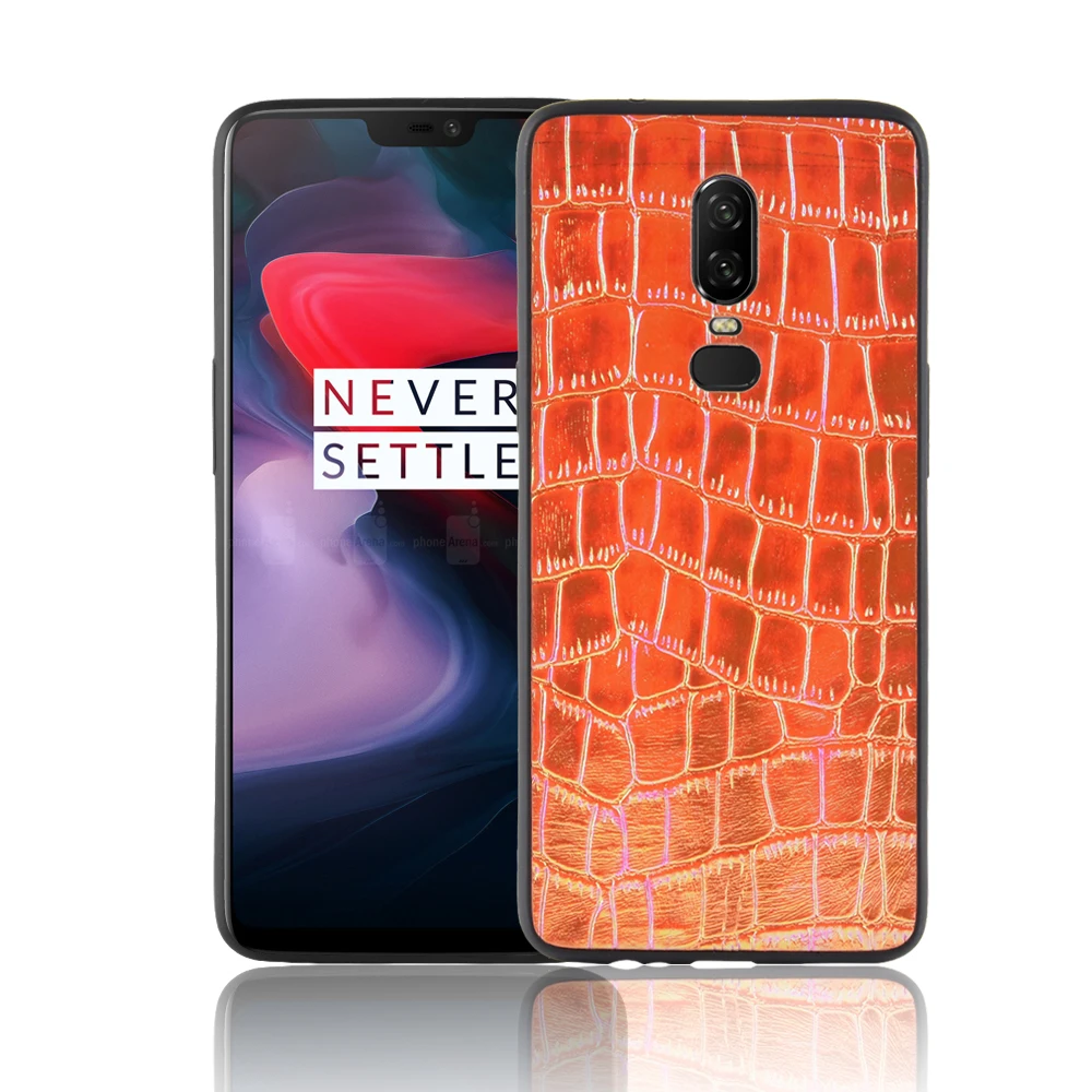 For OnePlus 6T Case Luxury Color PU Leather Soft Silicon TPU Back Cover Oneplus 6 Phone |