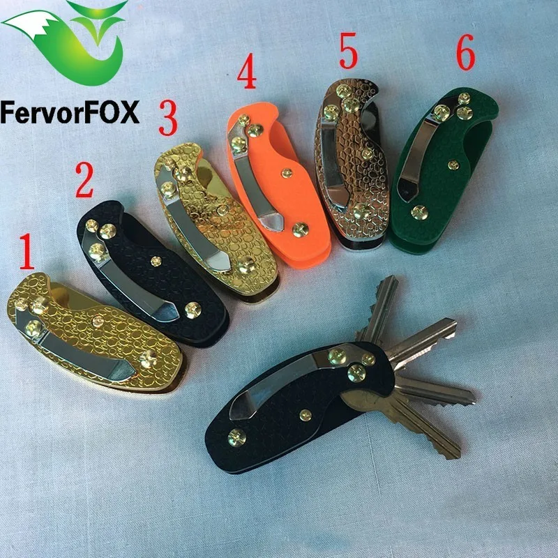 EDC брелок многофункциональный инструмент легкий складной ключи ключа струбцины