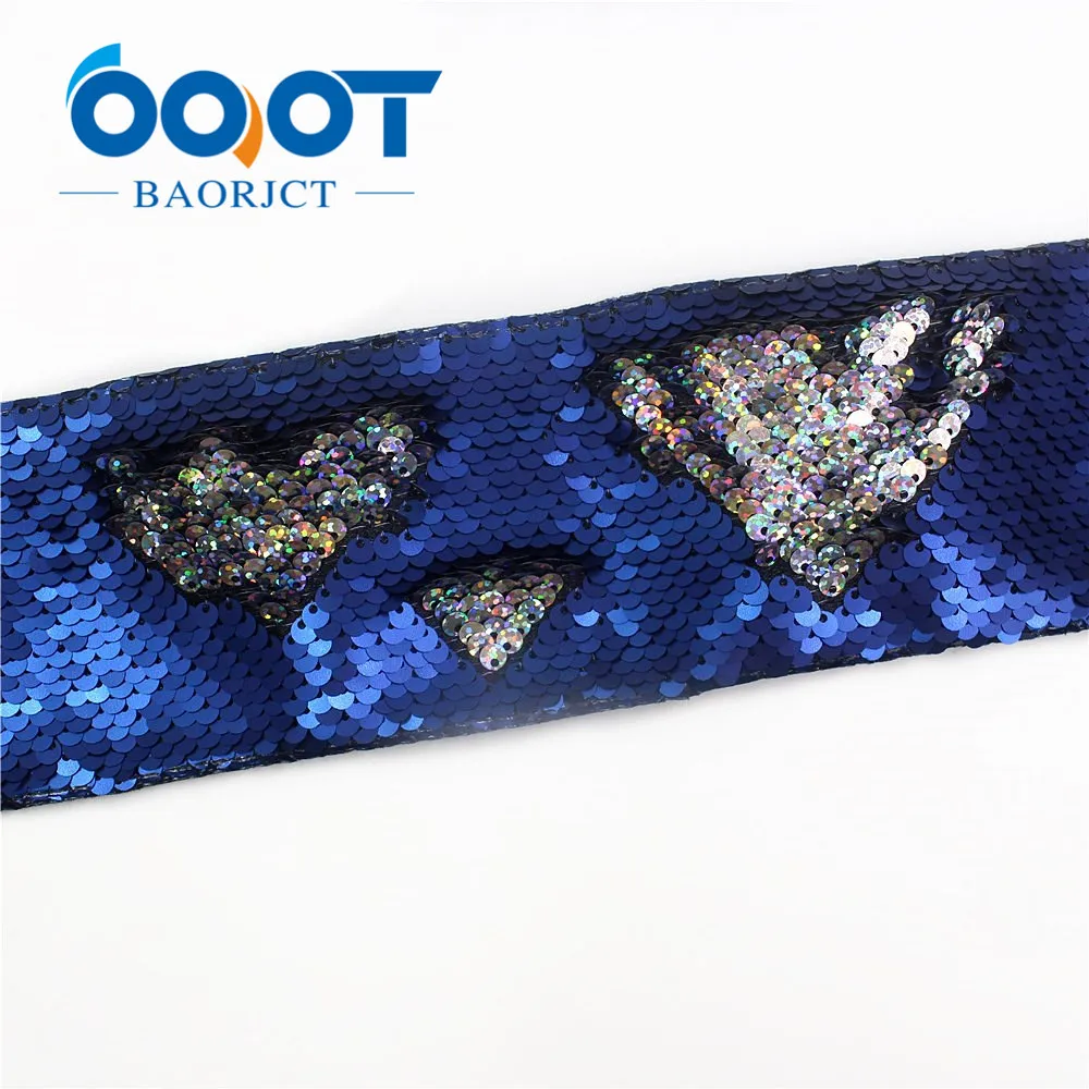 OOOT BAORJCT I-19619-1402 75 мм 2 ярда рыбья чешуя печать Блестящая лента Сделай Сам