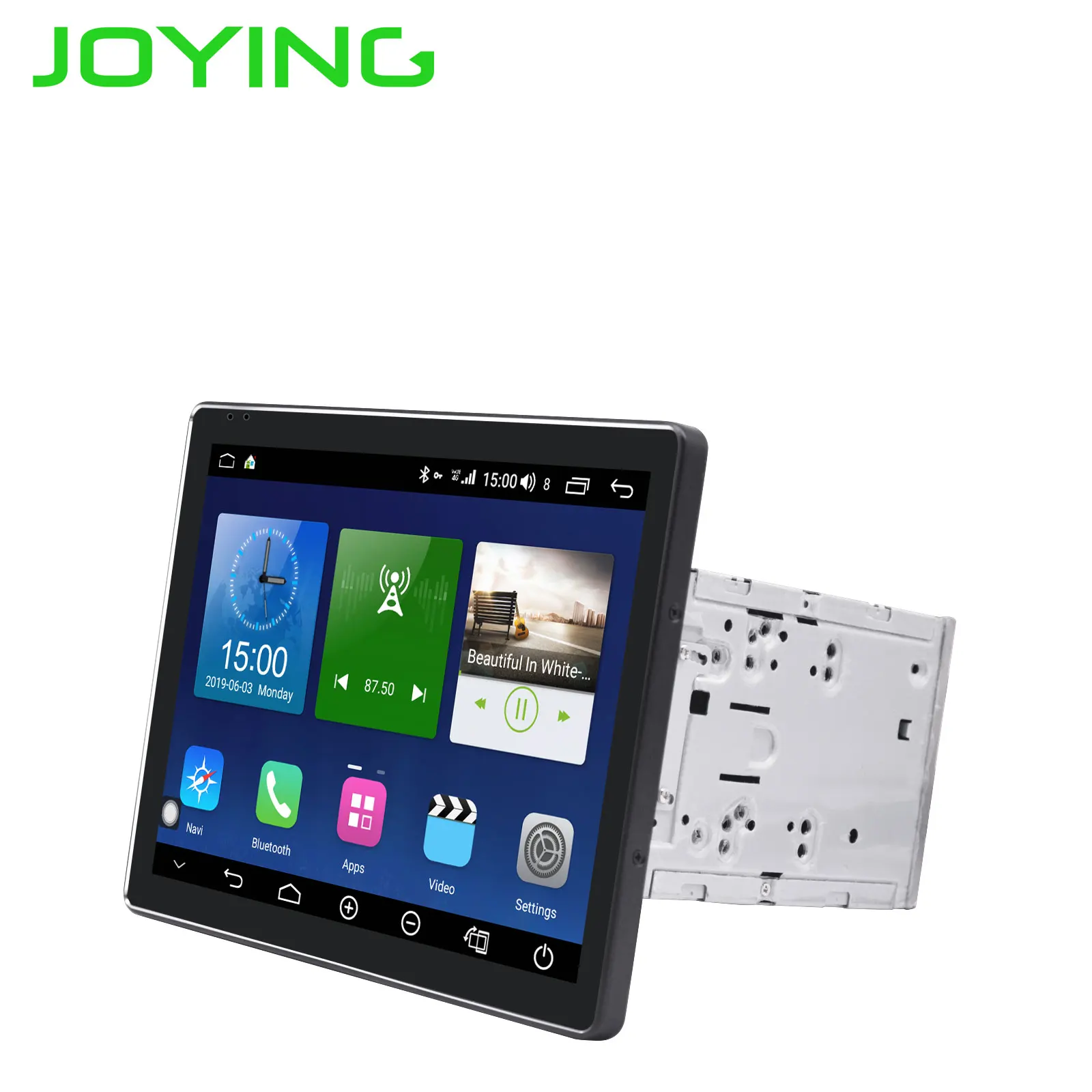 JOYING 2 din автомагнитола Android 8,1 Octa Core 9,7 дюймов ips экран 4 Гб+ 64 гб поддержка 4G Авторадио сплит-экран Быстрая загрузка gps DSP