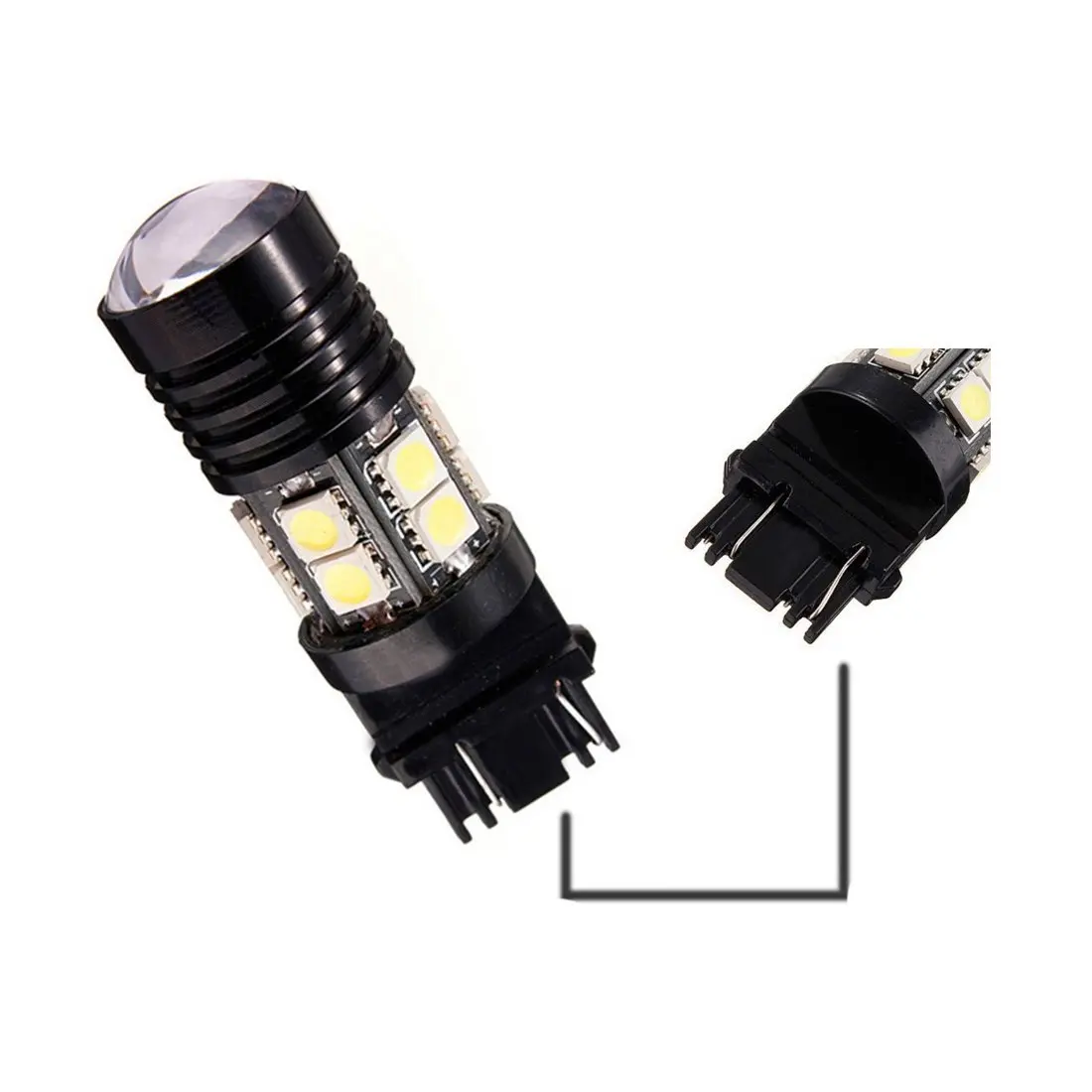 Winhoi автомобилей головной светильник светодиодный лампы COB 3157 3156 3057 3056 12SMD 5050