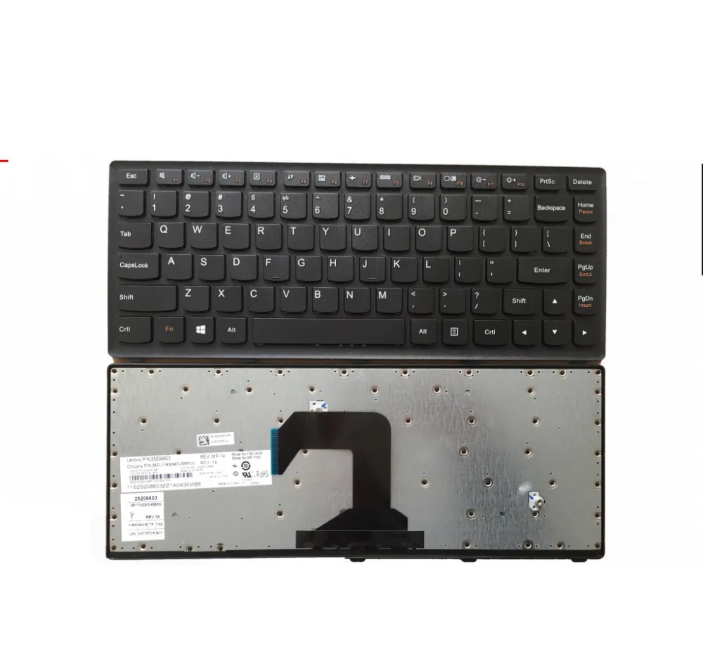 Клавиатура для ноутбука Lenovo Ideapad S300 S400 S405 S400T S400u черная клавиатура США S400u|Сумки и