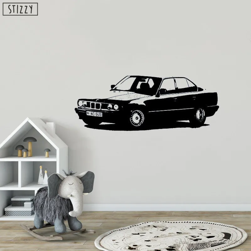 Настенная Наклейка stizzy старый автомобиль узор виниловая настенная наклейка