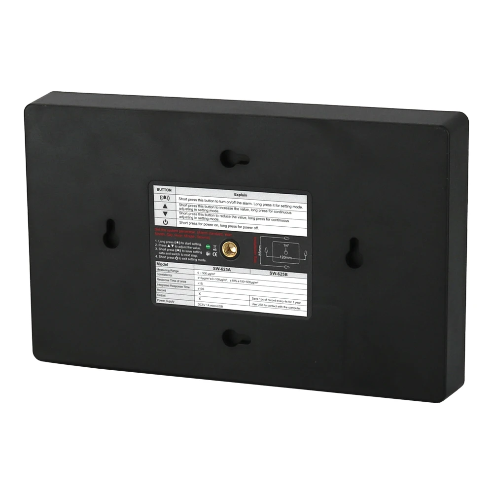 Лазерный детектор PM2.5 настенный монитор качества воздуха/газовый