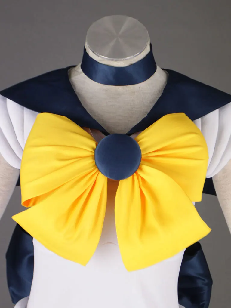

Moon Tenoh Haruka Pretty Bowknot Dress Uniform Outfit Halloween Cosplay Costumes