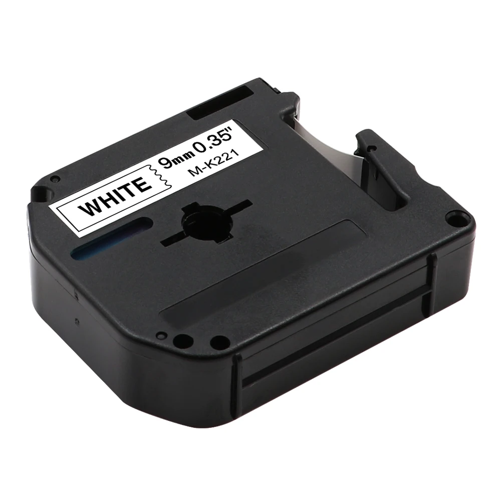 2 упаковки совместимые с Brother P touch M Tape MK221 K221 черный на белом для принтеров