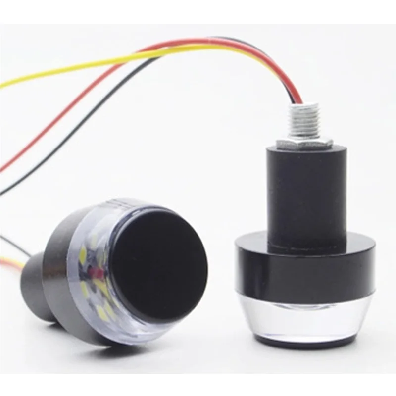 Мотоциклетный рулевой светильник светодиодный двухцветный дорожный ручка