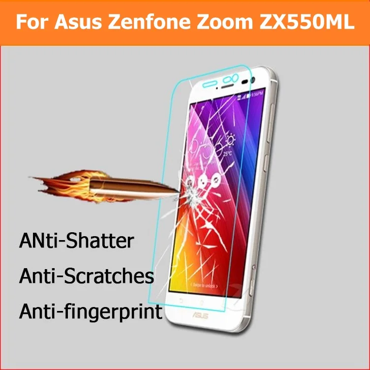 Лучшая пленка из закаленного стекла для Asus Zenfone Zoom ZX551ML ZX550ML стеклянная 3 ZE553KL