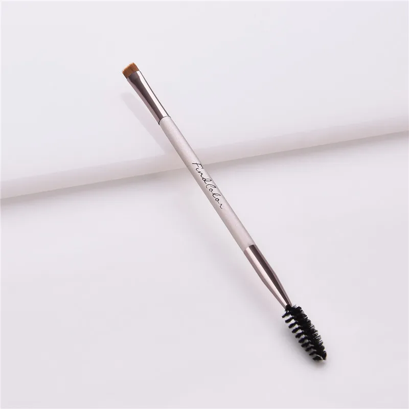 1 Pcs Makeup Brush Pro Beauty Facial Tool Foundation Concealer Flat Oblique/Flame Double Head Cosmetic Brushes | Красота и здоровье