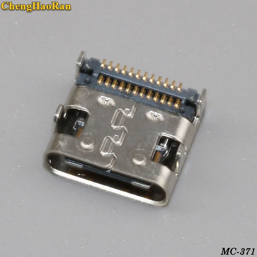 ChengHaoRan 10 шт. 24 P USB 3. 0 Type C коннектор штырька Прямоугольный тип печатная плата SMT