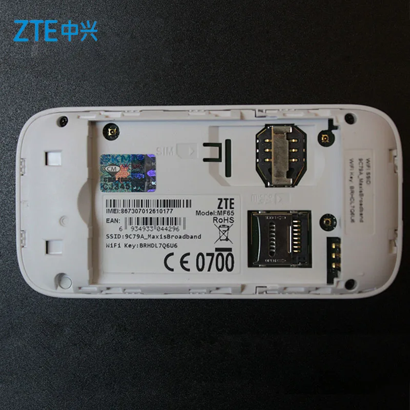 ZTE MF65 3G sim карта мини беспроводной портативный Wifi роутер 21 6 Мбит/с точка доступа