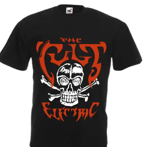 

NEW T-SHIRT " THE CULT ELECTRIC Born To Be Wild " DTG PRINTED TEE Men 2018 Summer Round Neck Men'S T Shirt