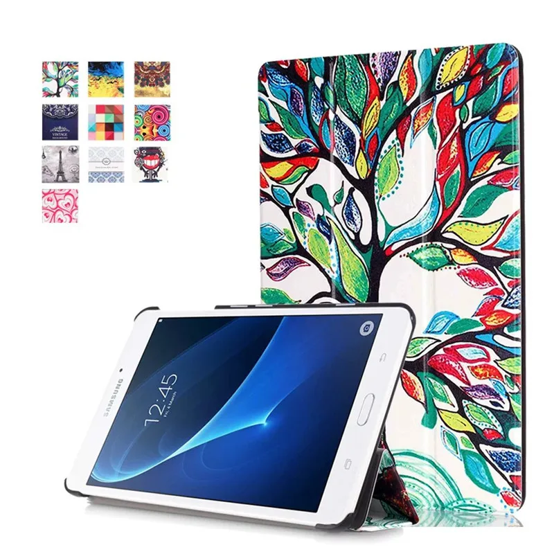 Для Samsung Galaxy Tab A 7 0 T280 T285 22016 чехол с 3D рисунком из искусственной кожи кошелек Флип a6