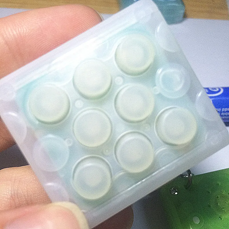 Творческий Mugen Puchi Брелок Пути Электронный Bubble Wrap Keyring Поп бесконечные воздушный