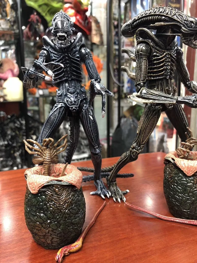 18 см NECA Alien 2 1986 Ver + Facehugger яйцо фигурка ксеноморфа куклы игрушки ПВХ экшн