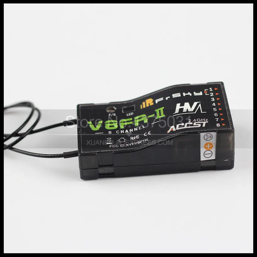 Фото Оригинальный FrSky V8FR-II 2 4 ГГц 8 каналов приемник accst для радиоуправляемого Оригинальный FrSky V8FR-II 2 4 ГГц 8 каналов приемник accst для радиоуправляемого