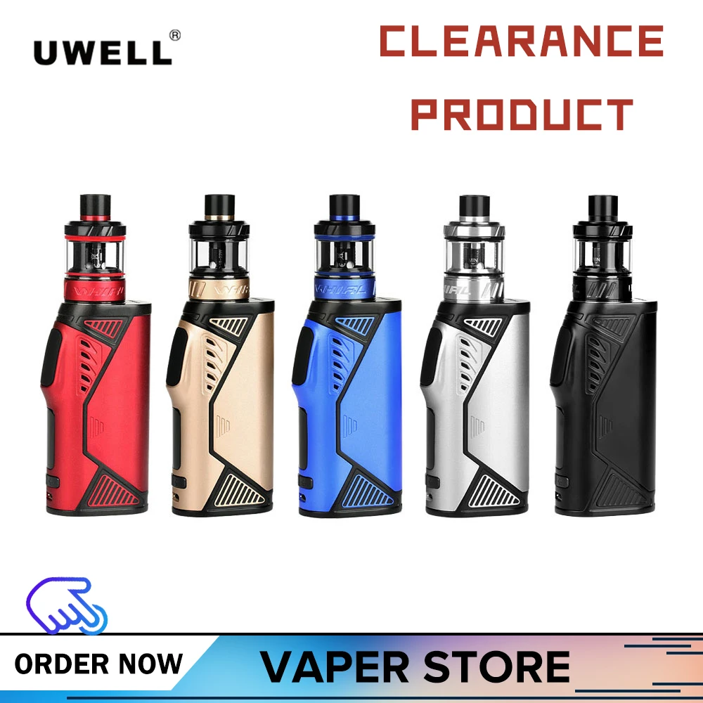 Оригинальный комплект Hypercar Uwell 80 Вт мод без аккумулятора 18650 1 8 Ом никрим катушка 2