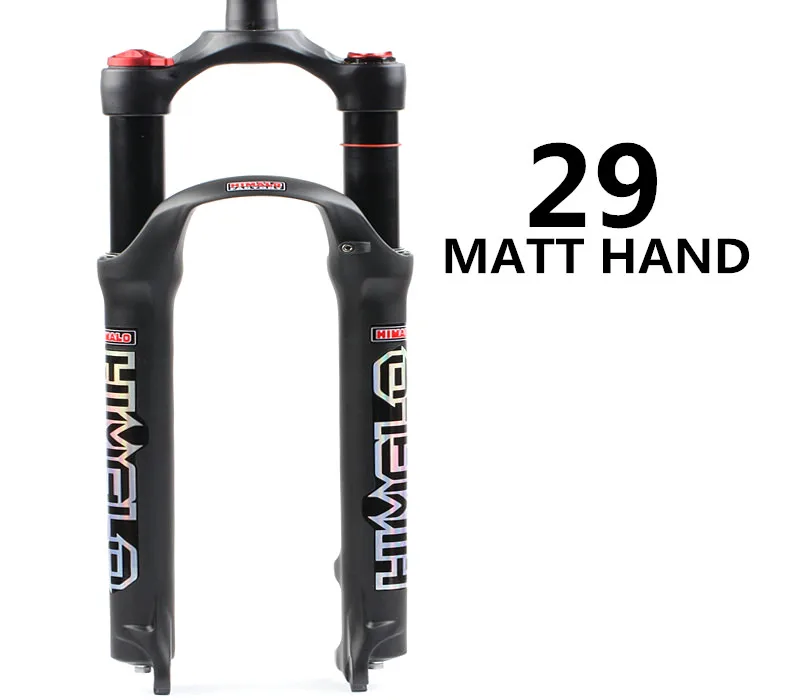 29 matt hand Велосипедная воздушная вилка 26 27,5 29 ER MTB горная подвесная вилка воздушная устойчивость амортизирующая линия для более SR - Цвет: 29 matt hand