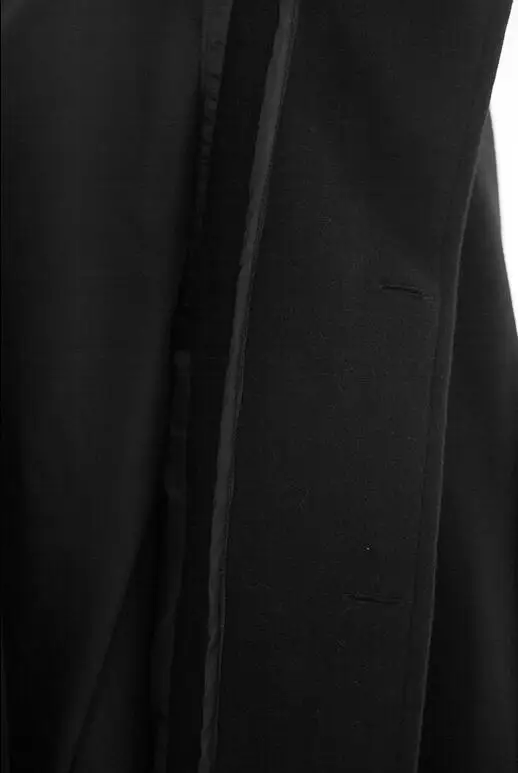 Новинка молодежное Мужское пальто на осень и зиму длинное шерстяное плащ tench| |