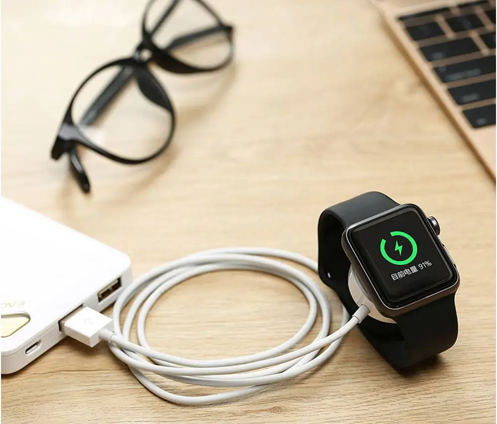 Универсальный для Apple Watch для iWatch 4 3 2 1 Смарт часы браслет магнитные часы зарядка зарядное устройство для умных часов портативный аксессуар