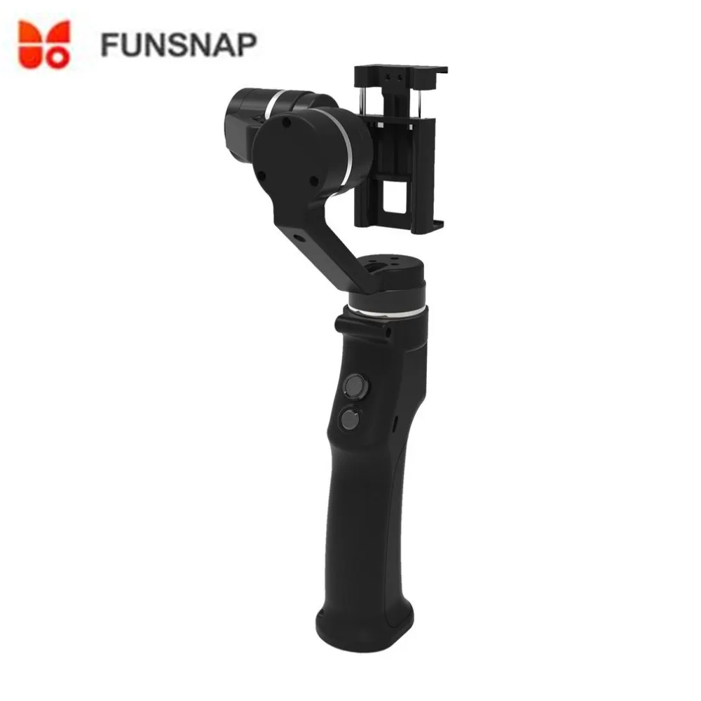 Funsnap захвата 3-axis смартфон ручка карданный стабилизатор штатив «стедикам» для смартфонов iPhone X 8 VS Zhiyun Smooth 4 Feiyu Vimble 2
