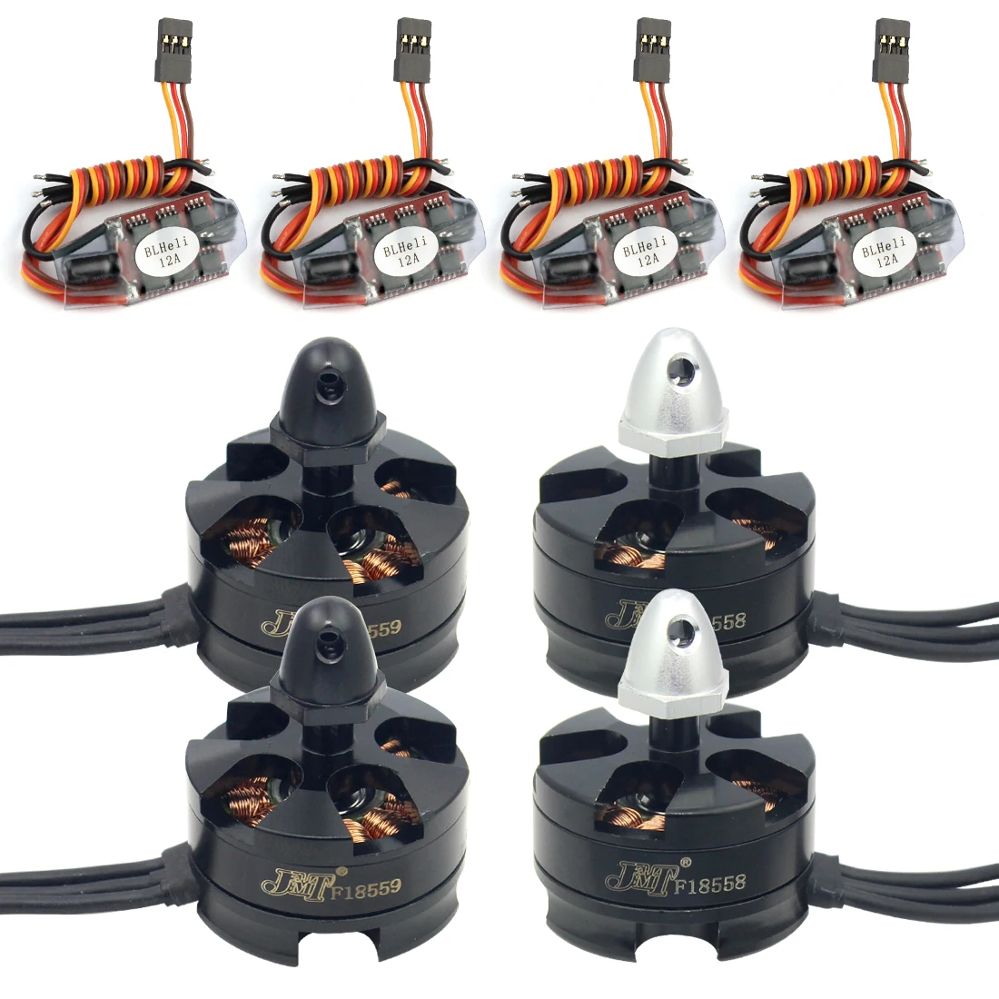 FPV гоночный Дрон мотор ESC Combo BLHeli 12A 2204 2300KV для квадрокоптера вертолета самолета