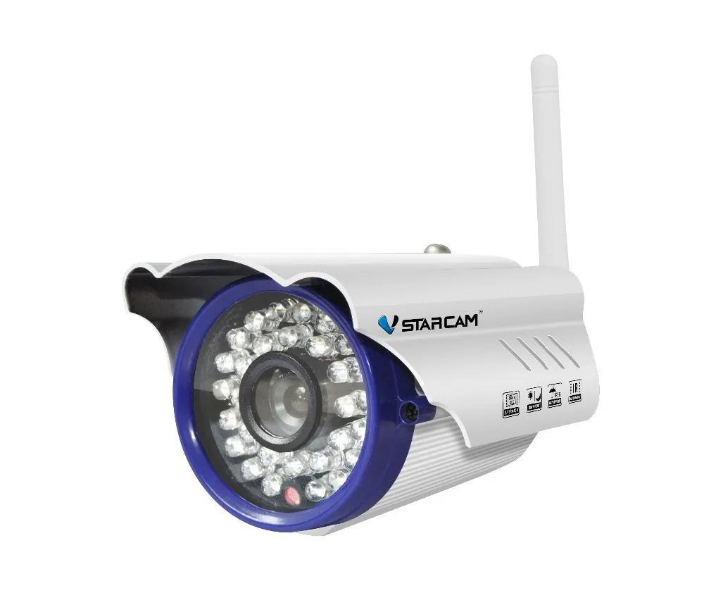 VStarcam 2 ШТ. HD 720 P Открытый Wi-Fi Ip-камера + Беспроводной NVR Комплект С 7 дюймов Емкостный