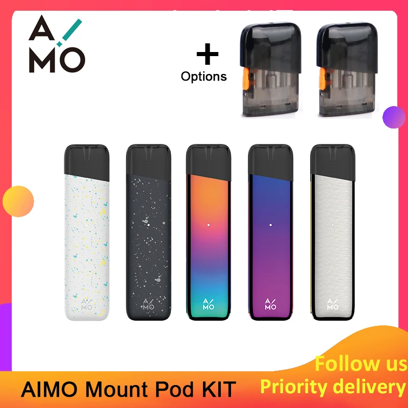 OVNS AIMO Mount Pod система Комплект 400 мАч испаритель 1 8 мл Емкость Ом керамическая