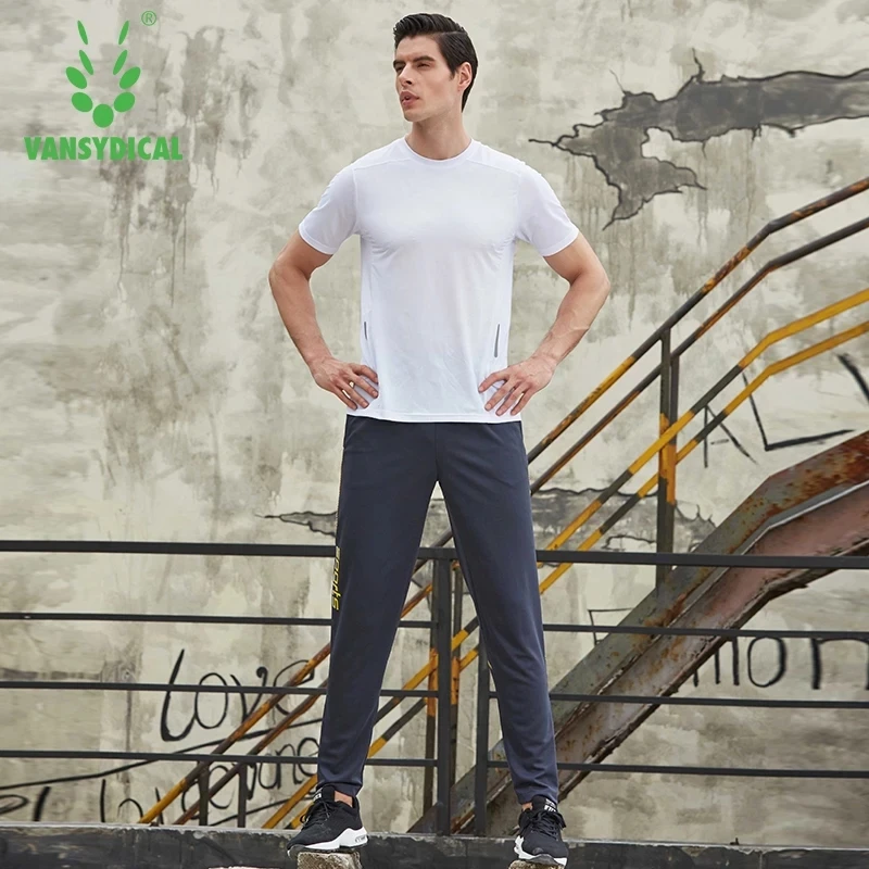 Vansydical мужские спортивные костюмы для бега спортивная одежда баскетбольные