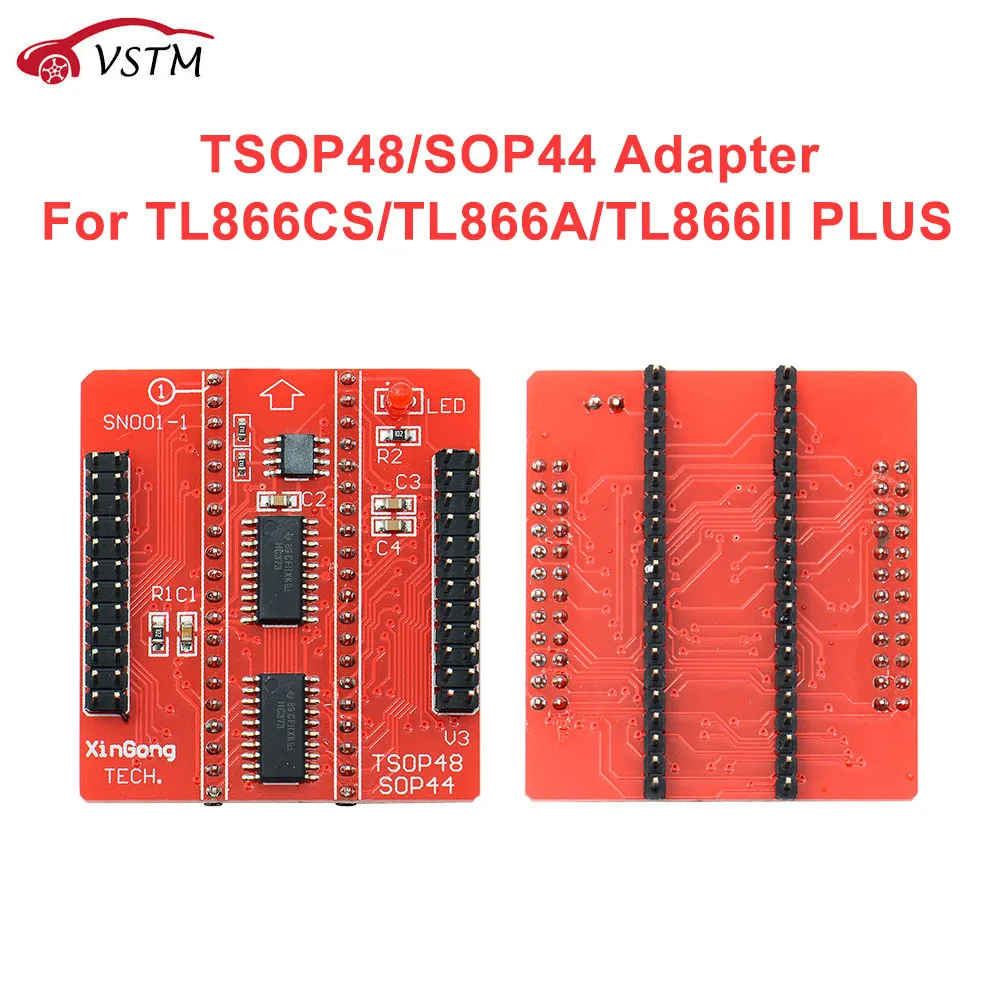 2019 оригинальный V3 TSOP48 IC адаптер + SOP44 для MiniPro TL866CS TL866A TL866II PLUS универсальный