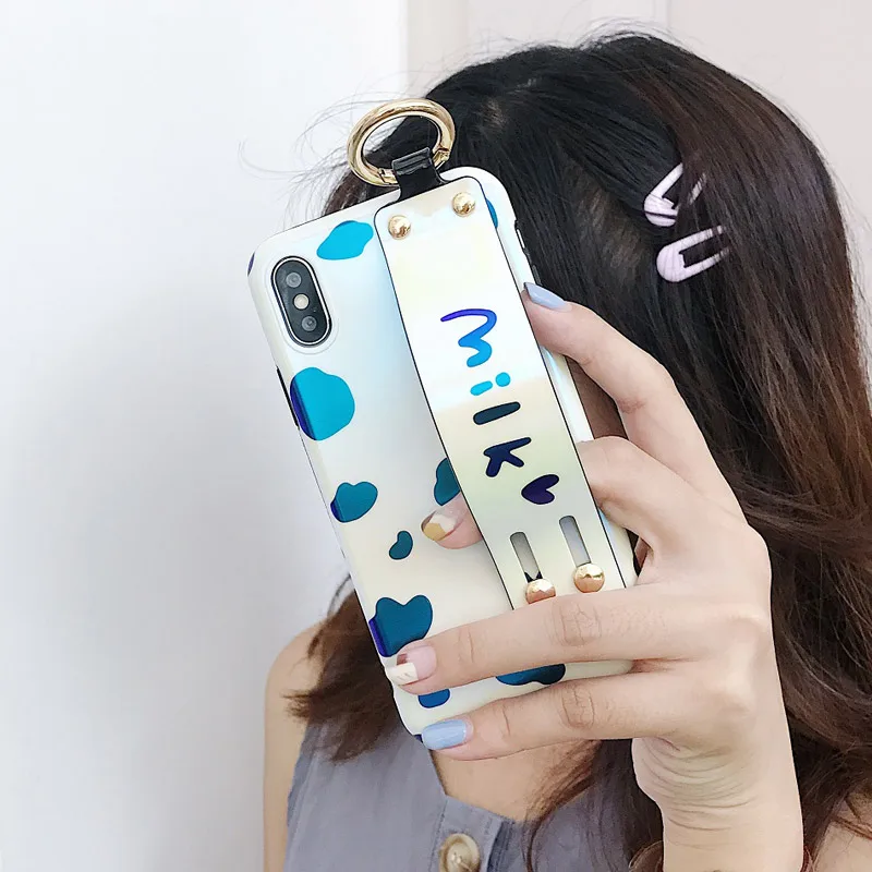 Чехол-подставка для телефона iPhone 6 S Plus X XS силиконовый кольцевой держатель на