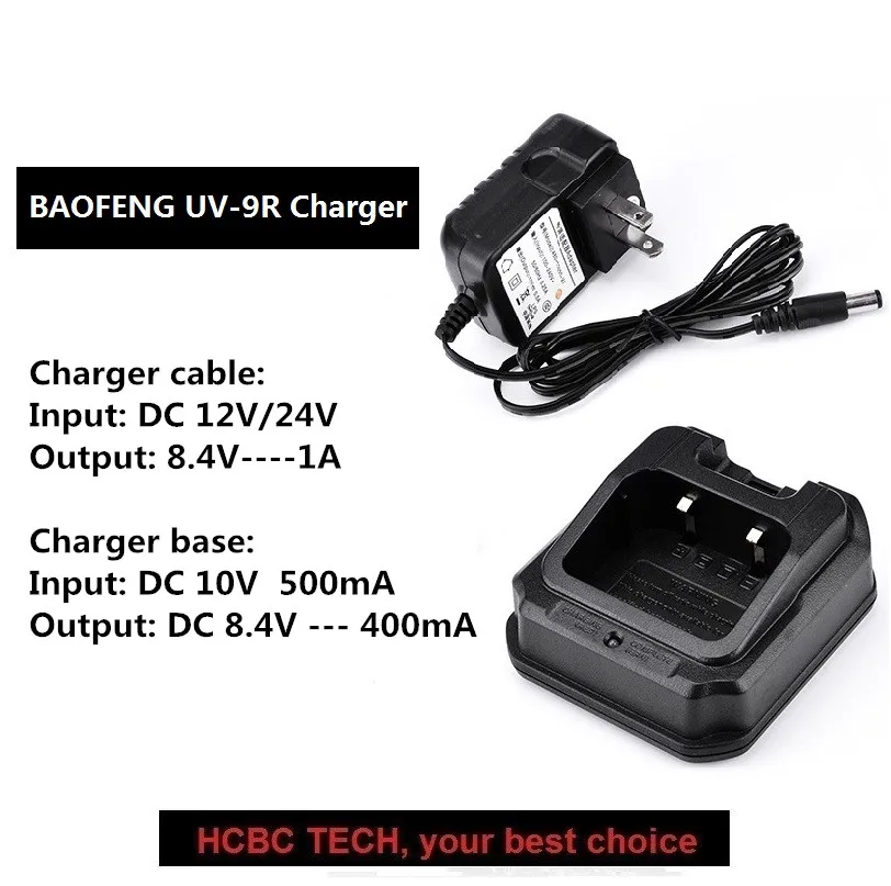 UV 9R настольное зарядное устройство CHR 9700 для BAOFENG Walkie Talkies ham приемопередатчик