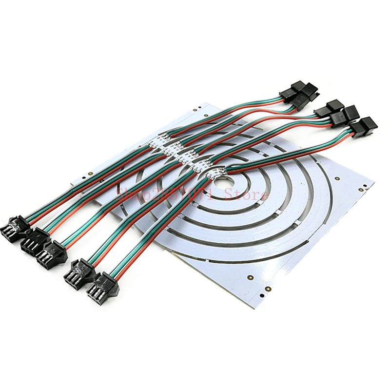Адресное пиксельное WS2812B кольцо 8 16 24 35 45 128 светодиодов WS2812 SK6812 5050 RGB светодиодное