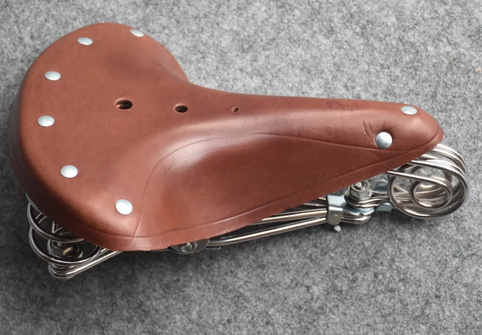 Выберите классическое велосипедное седло, Велосипедное Сиденье, ретро Велосипедное кожаное седло, запчасти для велосипеда
