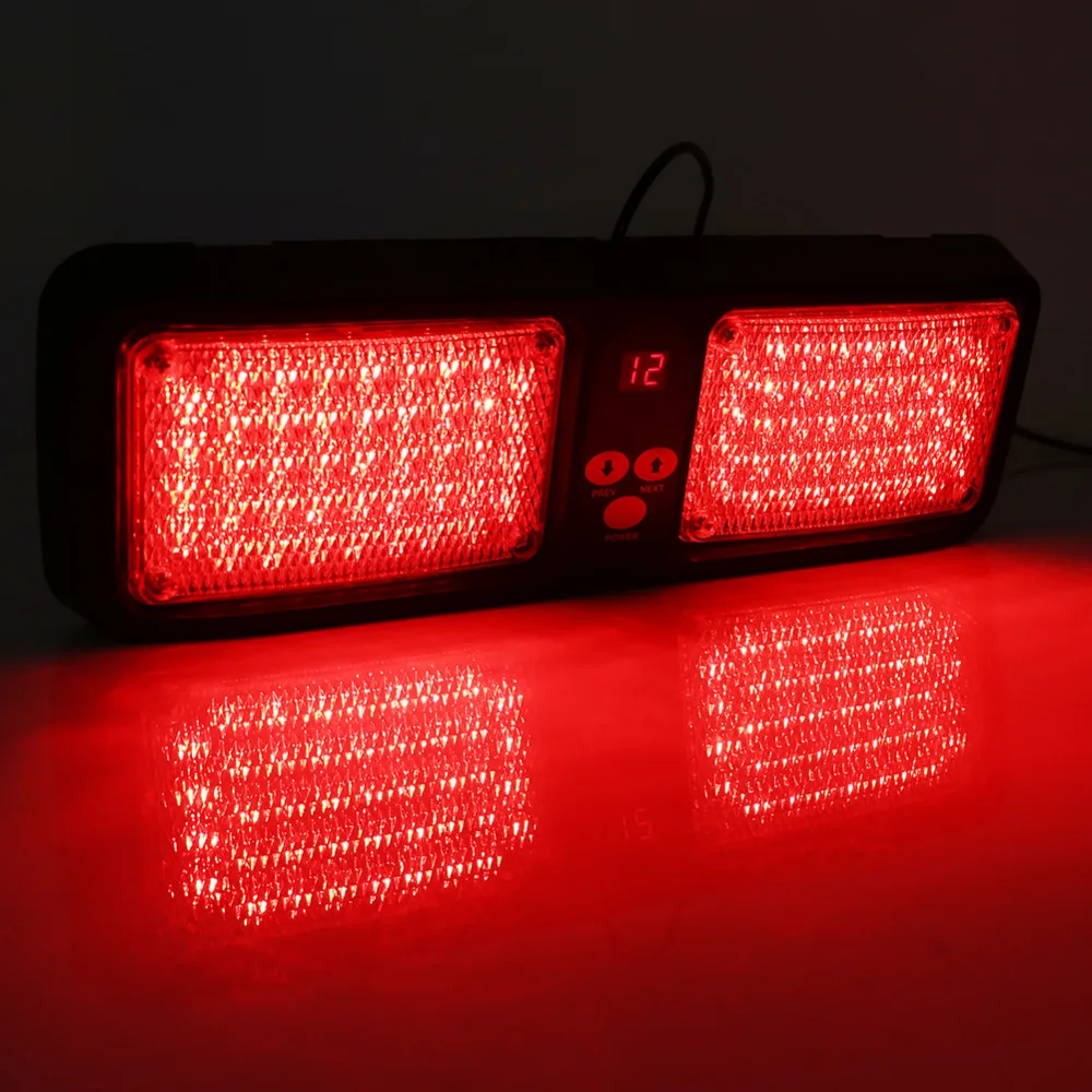 86-LED Автомобильная Лампа для грузовика мигающие режимы авто солнцезащитный