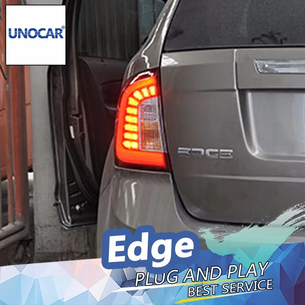 UNOCAR укладки для Ford Edge задние фонари 2012-2014 Limited светодиодный задний фонарь лампы