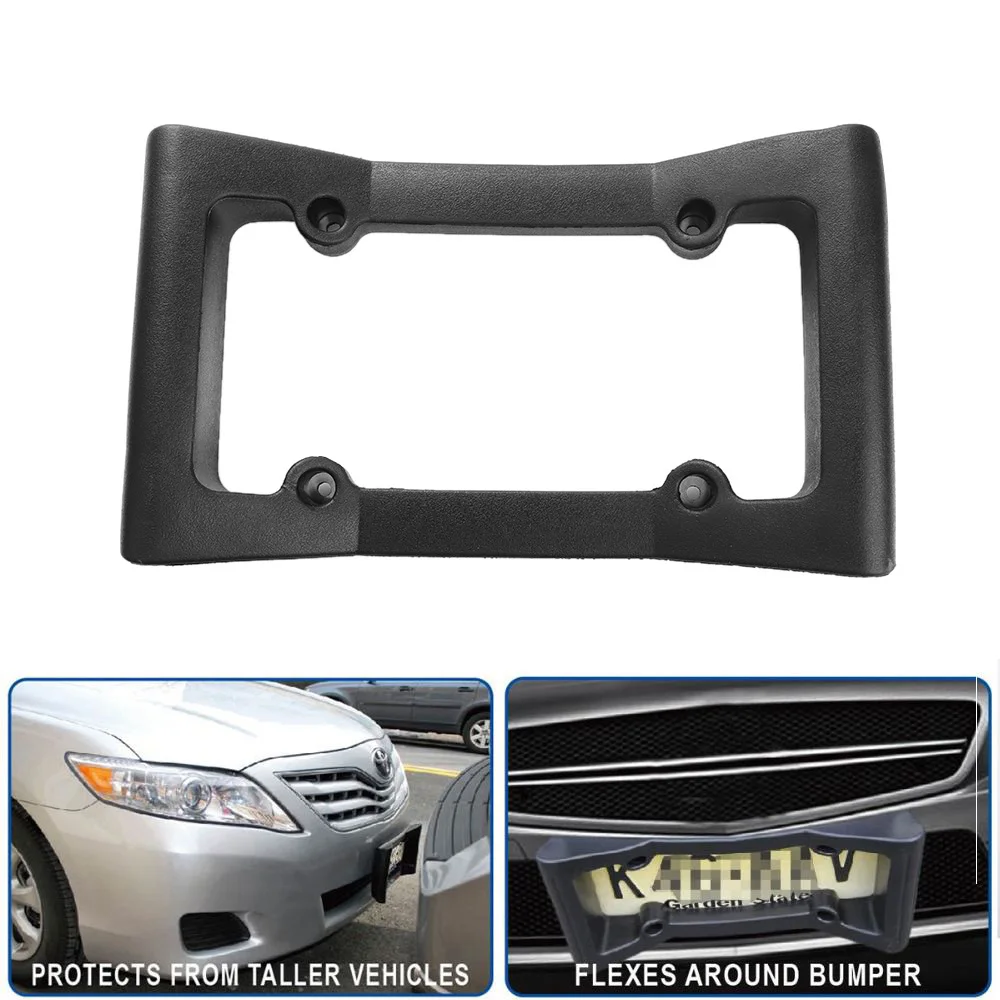 Автомобиль авто черный Передний бампер Защита эва рамка номерного знака