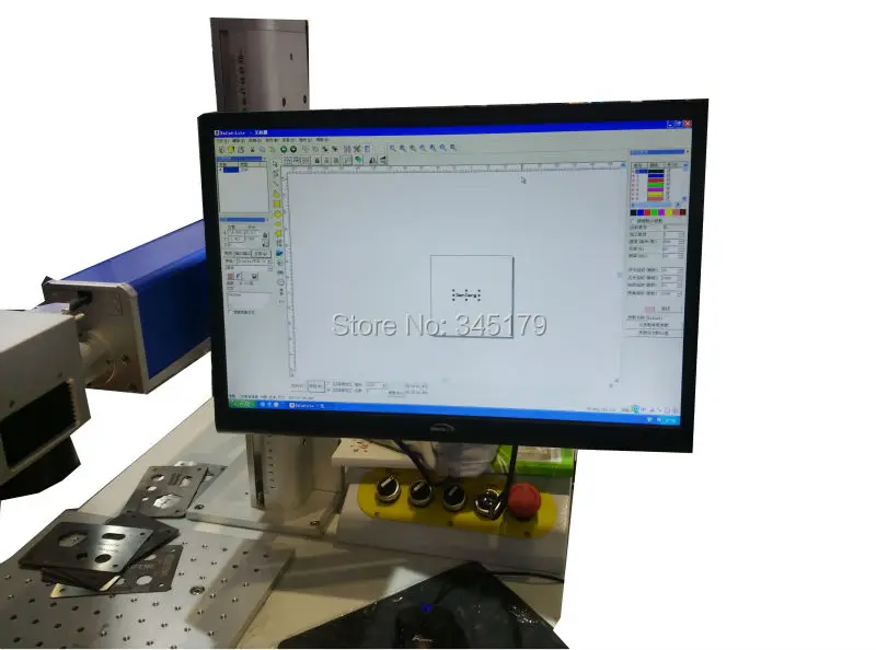 20 Вт волоконная лазерная маркировочная машина для маркировки металлических