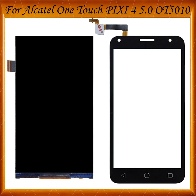 ЖК дисплей и дигитайзер сенсорного экрана для Alcatel One Touch 5010 5010D OT5010 черный белый
