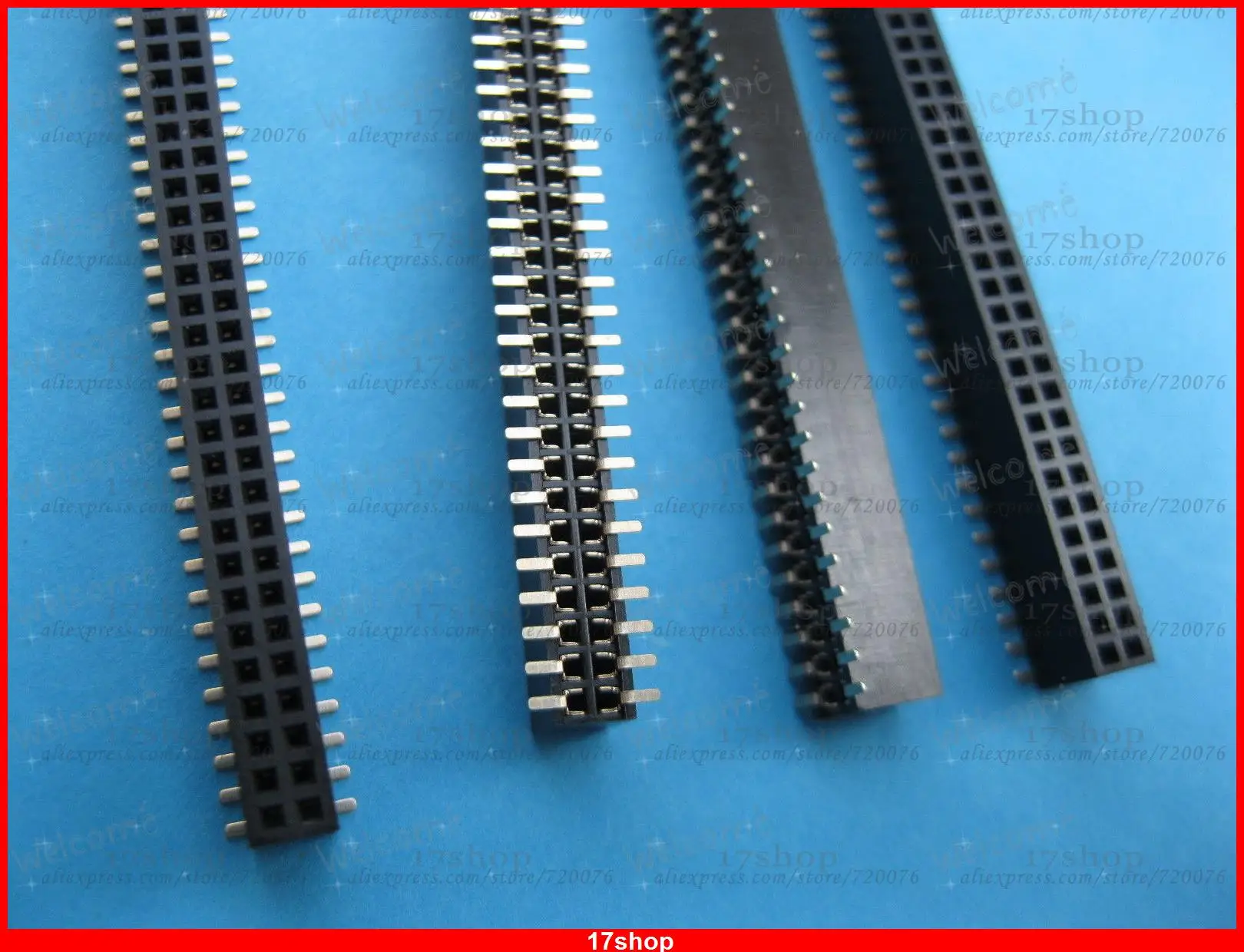 150 шт. Gold SMT SMD 1 27 мм 2x40 80pin хрупкий штыревой разъем двухрядный|row pin header|row headerrow |
