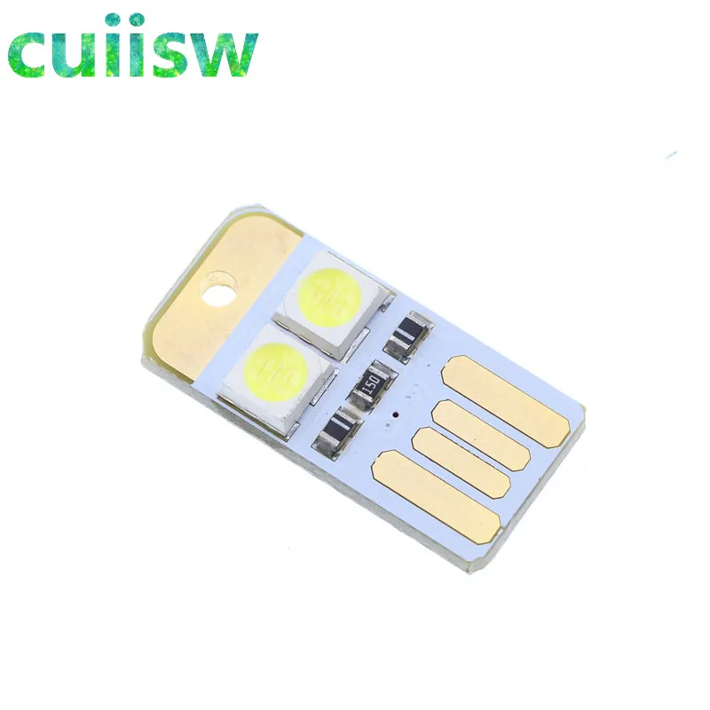 C Cold white Шт. 1 шт. ночной Светильник Мини карманная карта USB мощность светодио дный светодиодный брелок ночник 0,2 светодио дный Вт USB Светодиодная лампа книга свет для ноутбука PC power bank - Цвет: C Cold white