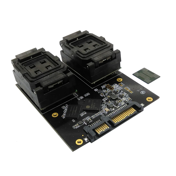 BGA152 BGA132 к DIP48 тестовое гнездо раскладушка структура джиг SSD интерфейс