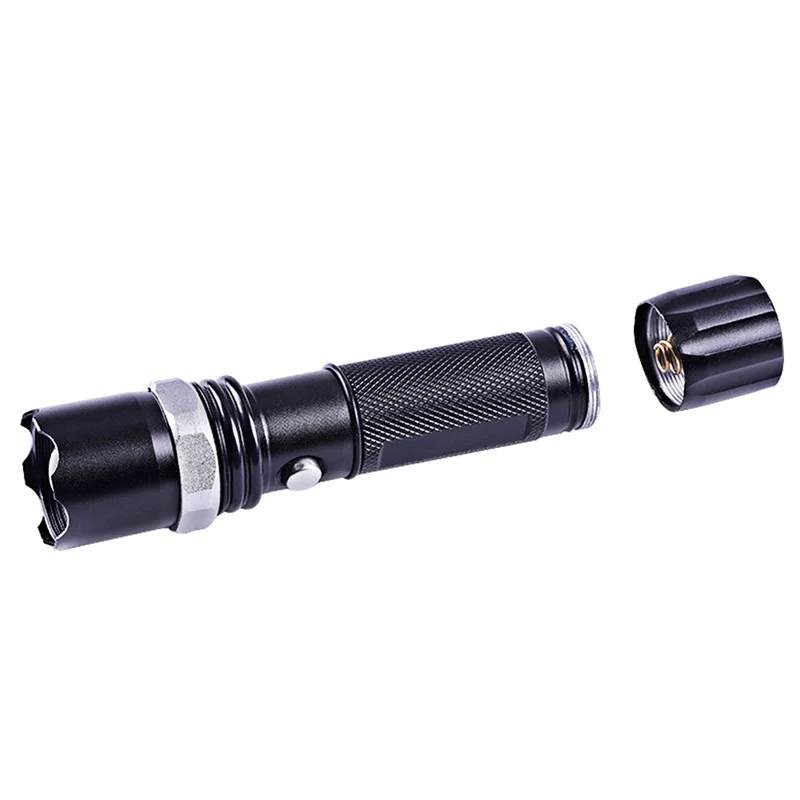 

1pc LED Tactical Flashlight Xpe Q5 Zoomable Waterproof LED Torch Flashlights For 18650 Rechargeable Battery or AAA