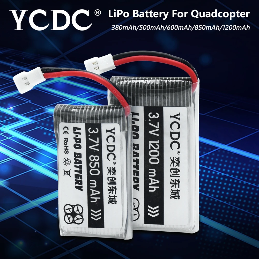 5 шт. 3 7 V 380 500 600 850 1200mAh Lipo аккумулятор для Syma X5 X5C X5S X5SC X5SW RC Квадрокоптер с