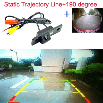 Static 190 degree Aycetry! CCD HD цветная Автомобильная камера заднего вида для Ford Fusion(Европа) F'yuzhn интеллектуальная динамическая Автомобильная камера заднего вида - Название цвета: Static 190 degree