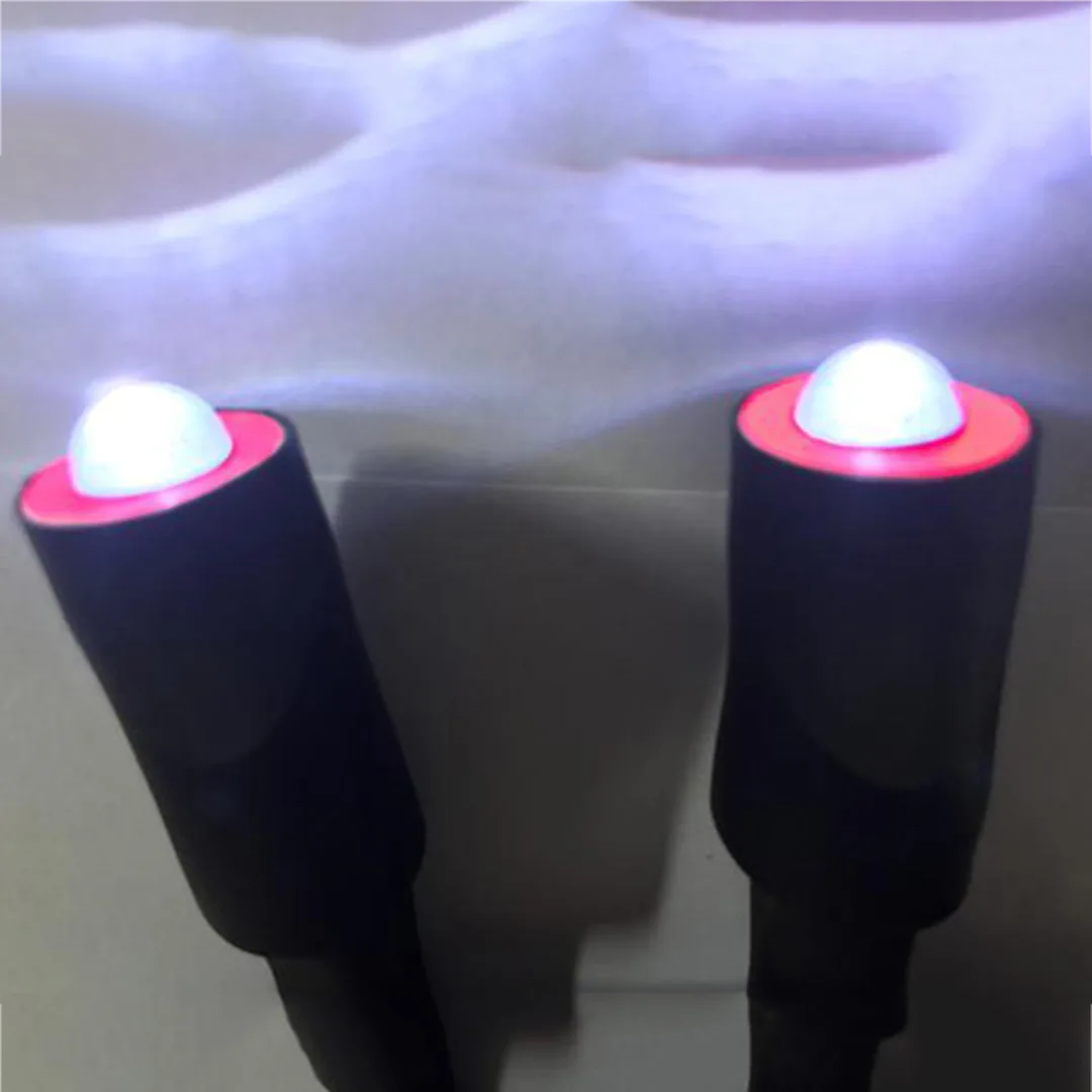 10mm Red White 2 светодиодный s 10 мм/13 мм красный белый синий желтый зеленый ангельские глазки светодиодный головной светильник для 1/10 RC автомобилей грузовиков - Цвет: 10mm Red White