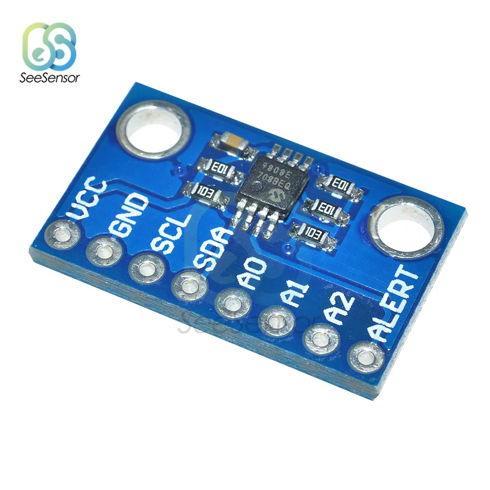 Высокоточный датчик температуры MCP9808 I2C модуль коммутационной платы 2 7 в-5 в