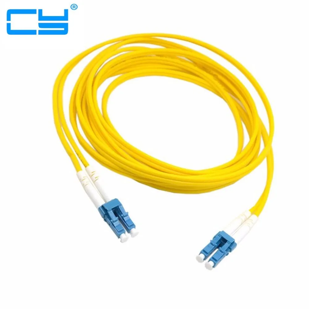 

Dual LC to LC Fiber Patch Cord Jumper Cable SM Duplex Single Mode Optic for Network 3m 5m 10m 20m 10ft 16ft 33ft 66ft