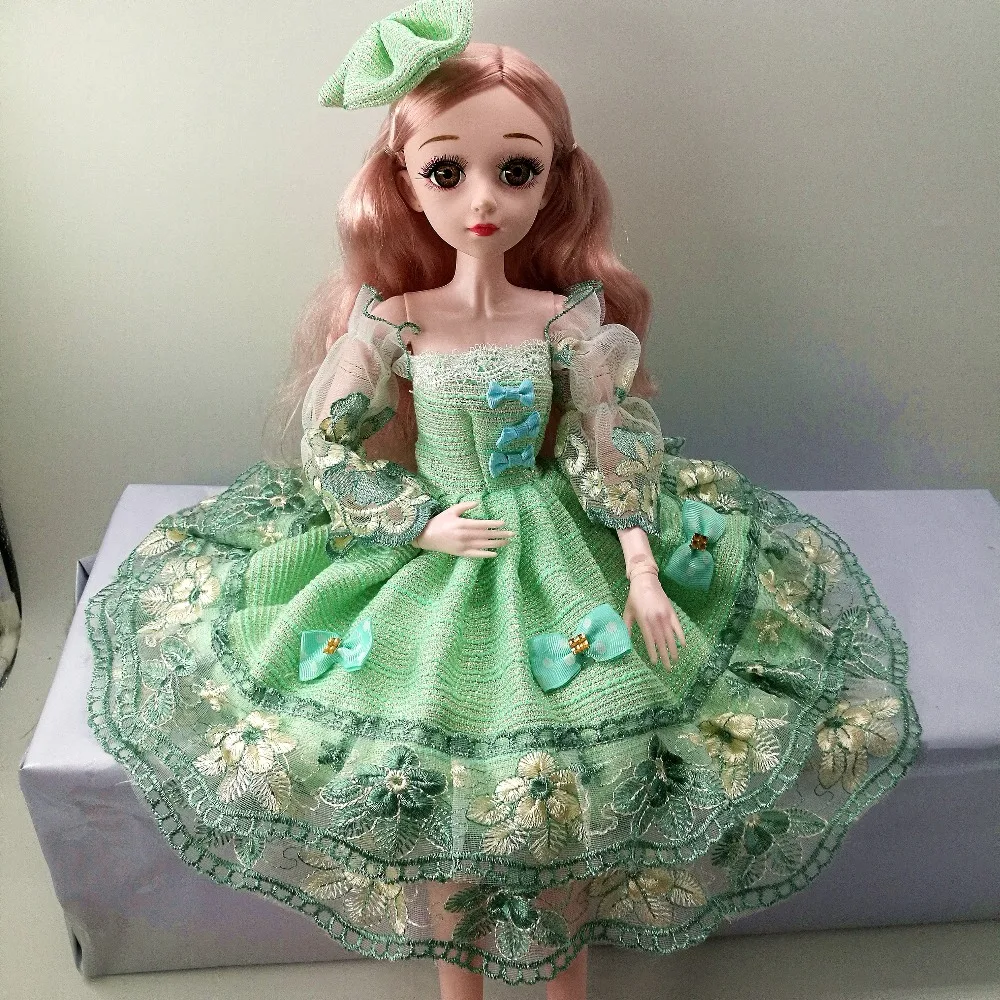 BJD кукла 1/3 коричневые глаза с BJD одежда обувь 60 см Кукла девочка подарок игрушки ручной работы силиконовая кукла реборн модная игрушка для детей
